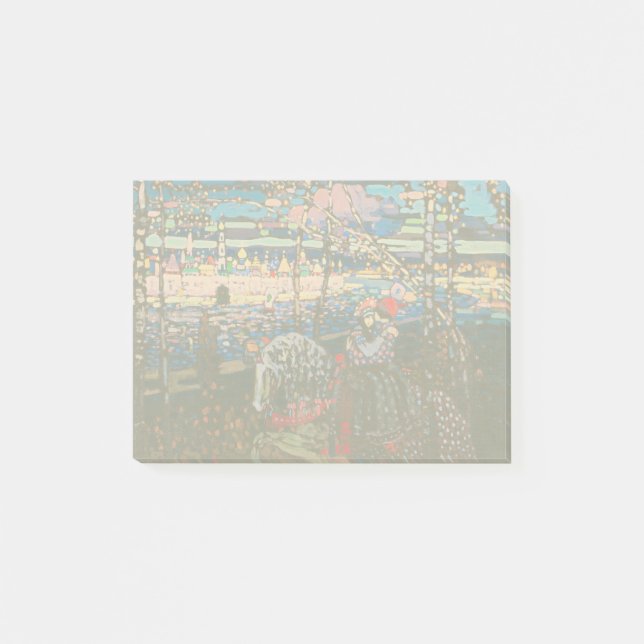 Post-it® Wassily Kandinsky Le Couple à Cheval Art Russe (Devant)