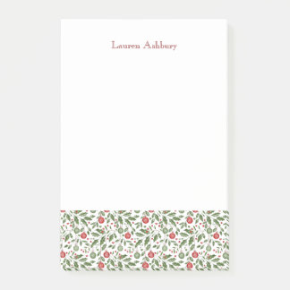 Post-it® Watercolor Christmas Foliage Notes