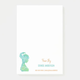 Post-it® Watercolor Hair Styliste Beauté Salon Personnalisé