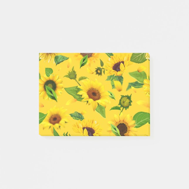 Post-it® Watercolor Sunflower 3 (Devant)