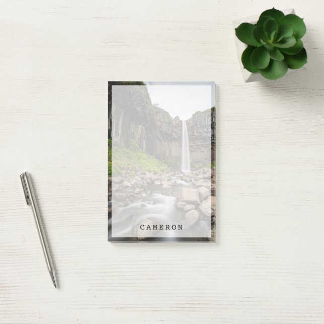 Post-it® Waterfalls | Svartifoss Waterfall, South Iceland (Bureau)