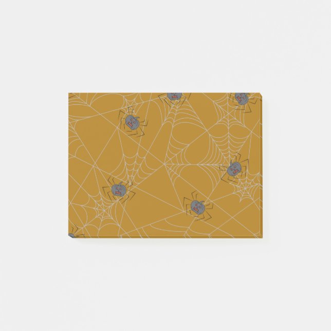 Post-it® Web et citrouilles d'araignées d'Halloween (Devant)