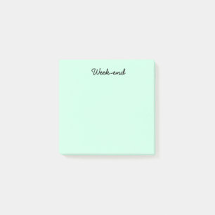 Post-it® Week-end de turquoise