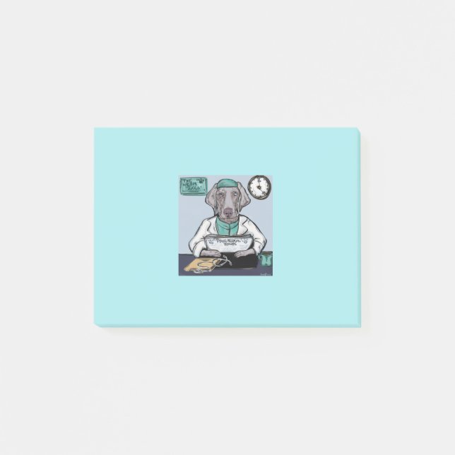 Post-it® Weimaraner (Devant)