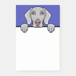 Post-it® Weimaraner Cute Peeking Cadeaux Amoureux de les ch