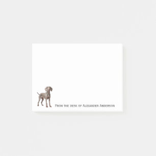 Post-it® Weimaraner Personnaliser les notes