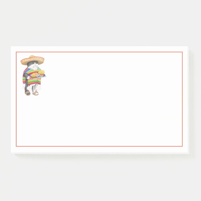 Post-it® WENDELITO CAT 10"X6" Notes (Devant)