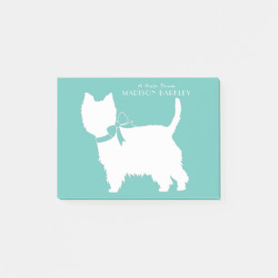 Post-it® West Highland Terrier Chien Chien Chien Chien Chio