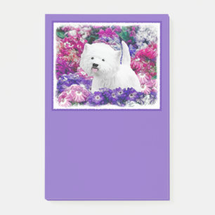 Post-it® West Highland White Terrier Peinture Chien Art
