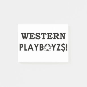 POST-IT® WESTERN PLAYBOIZ / JMT SKATERBOARDS / IPIX