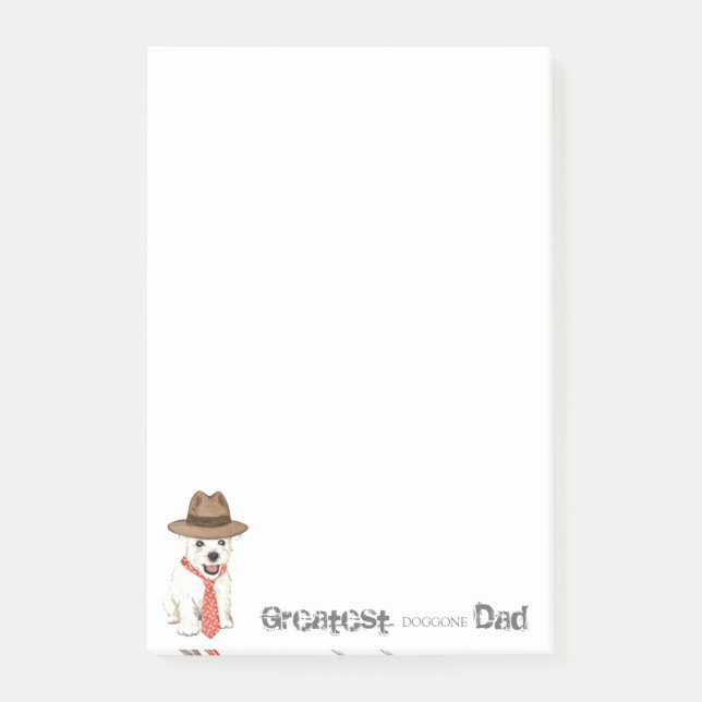 Post-it® Westie Papa (Devant)