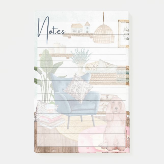 Post-it® Whimsy quotidien - Notes illustrées (Devant)