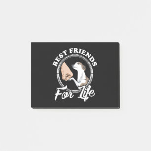 Post-it® whippet amant cadeaux whippet amoureux sueur