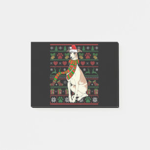 Post-it® Whippet Santa Claus Drôle Chien Amant Noël