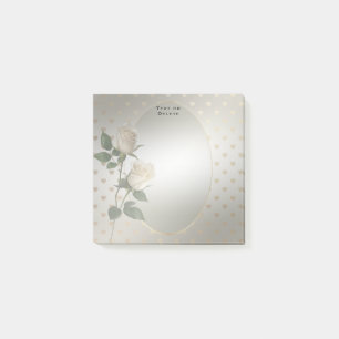 Post-it® White Roses Gold Hearts Publier des notes