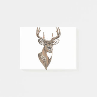 Post-it® Whitetail Buck Deer Head