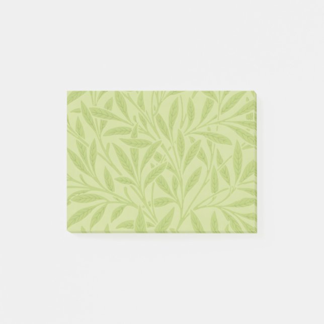 Post-it® William Morris Fleur Willow Classic Green (Devant)