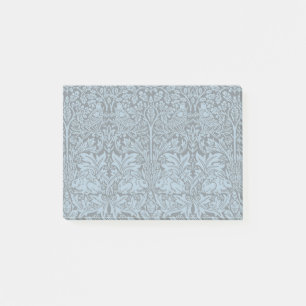 Post-it® William Morris Frère Lapin Bleu Clair Noir