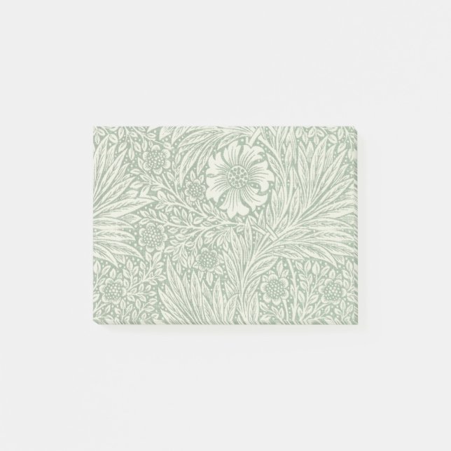 Post-it® william morris marigold fleurs vertes (Devant)