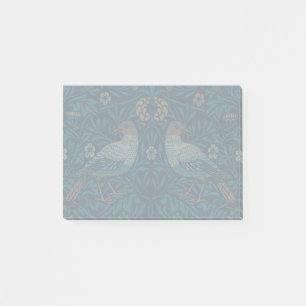 Post-it® William Morris - Motif d'oiseaux et de fleurs