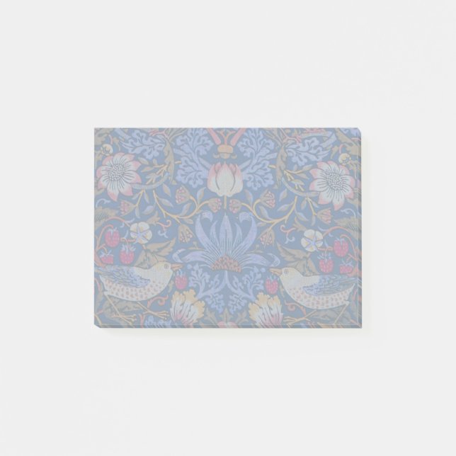 Post-it® William Morris Strawberry Thief Motif floral (Devant)