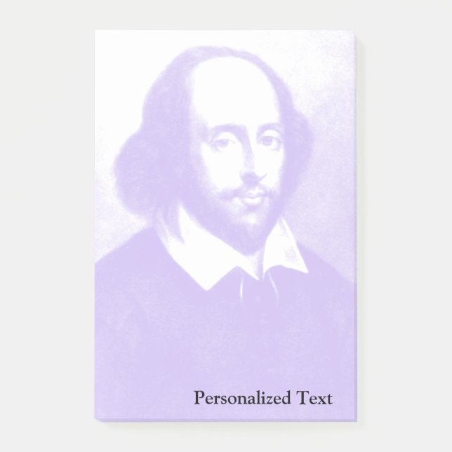 Post-it® William Shakespeare Pop Art Portrait (Devant)