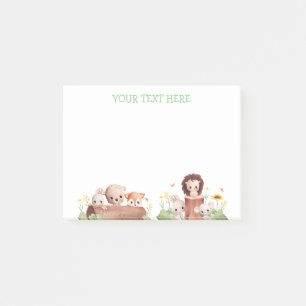 Post-it® Woodland Animaux comestibles Post It Notes Happy F