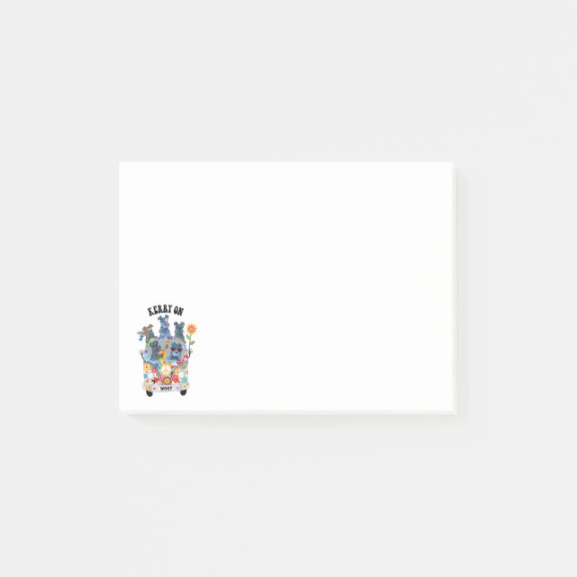 Post-it® Woofstock Kerry Blue Terrier Post-it Notes (Devant)