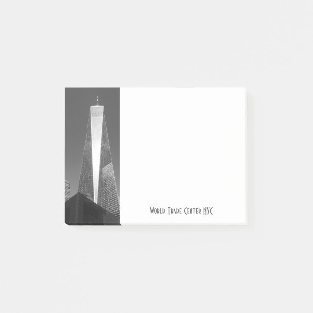 Post-it® World Trade Center NYC en gris (Devant)