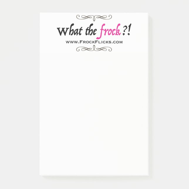Post-it® WTF ? ! - Ce qui la robe ? ! - Notes collantes (Devant)