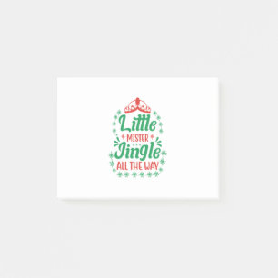 Post-it® Xmas Art Little Mister Jingle Tout Le Chemin
