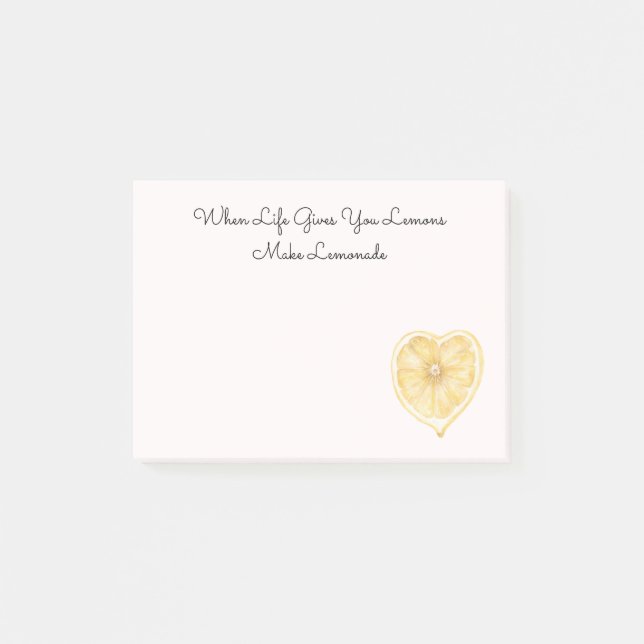 Post-it® Yellow Lemons Fruit   (Devant)