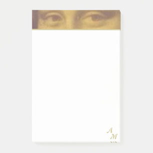 Post-it® Yeux de la Joconde vintage & monogramme