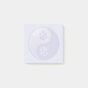 Post-it® Yin Yang Paw Purple