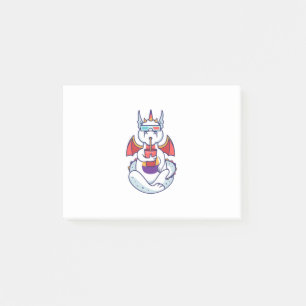 Post-it® Yoga blanc dragon