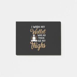 Post-it® Yoga Lover   Yoga Je Souhaite Mon Portefeuille