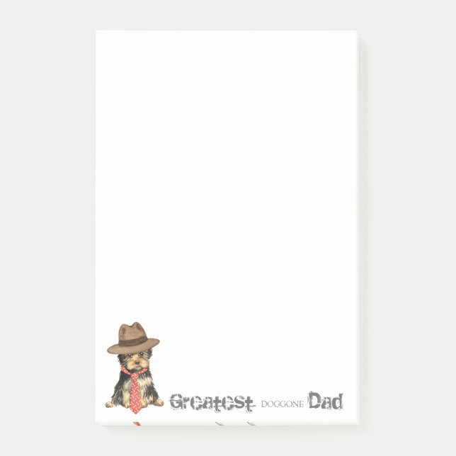 Post-it® Yorkie papa (Devant)