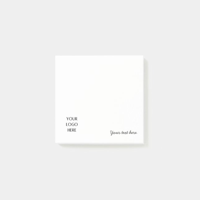 Post-it® Your Logo Photo Template And Customizable Text  (Devant)