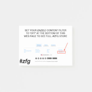 Post-it® #ZFG Comment