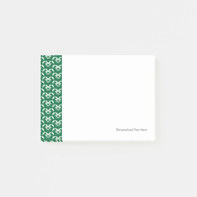 Post-it® Zigzag floral vert (Devant)