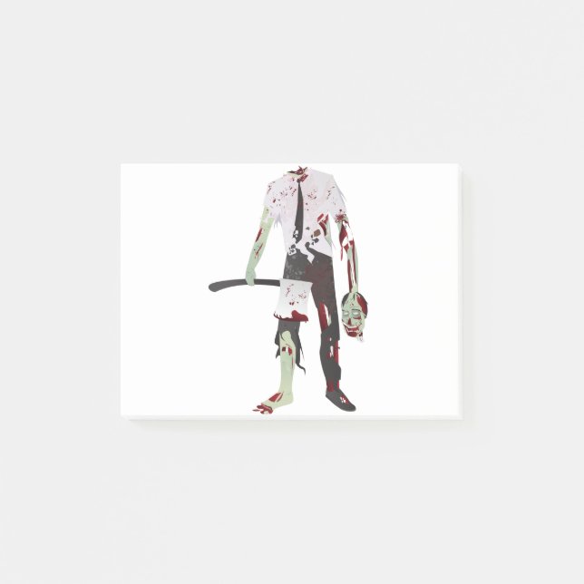 Post-it® zombie halloween effrayant (Devant)