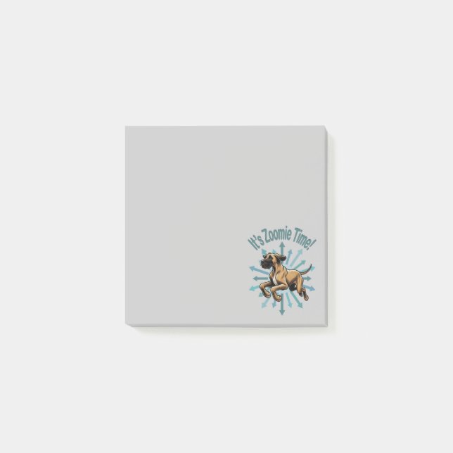 Post-it® Zoomie Time Great Dane (Devant)