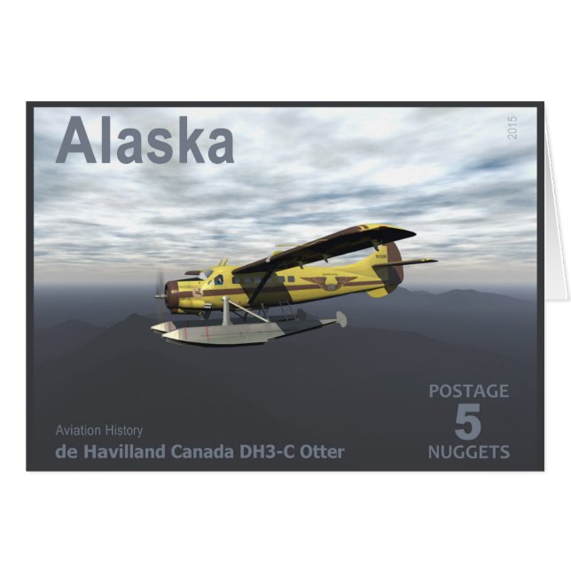 Postage en Alaska - de Havilland DH3-C Otter (Devant horizontal)