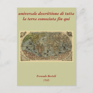 Postale 1565 Ferando Berteli (Fernando Bertelli) Carte du 