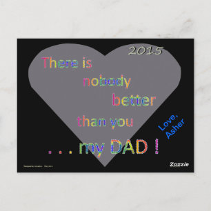 Postale 15.05.1 CARTE DAD.Asher