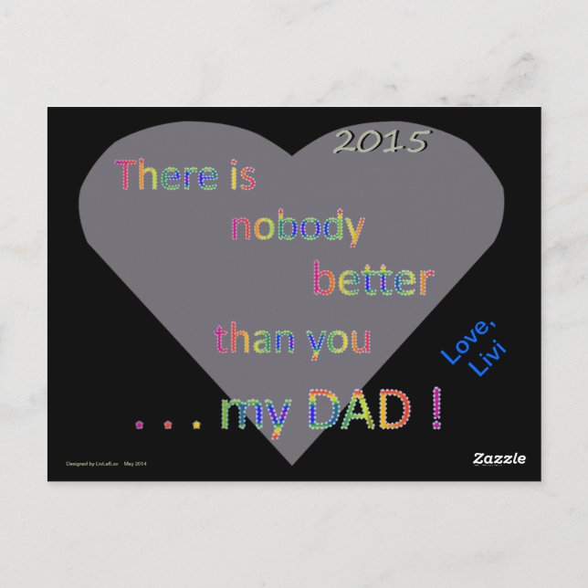 Postale 15.05.1 CARTE DAD.livi (Dos)
