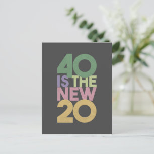 Postale 40 est la nouvelle carte essentielle 20 - 40e anni