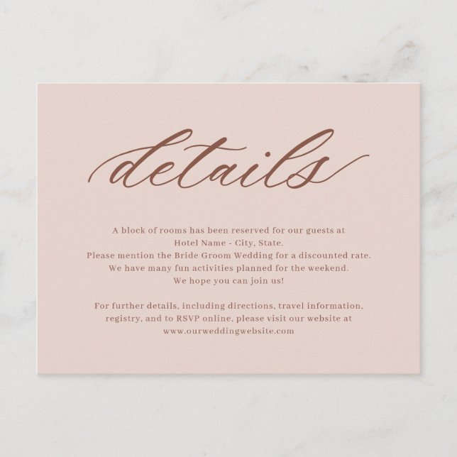 Postale À la carte de boîtier Mariage couleur Dernier modi (Devant)