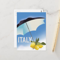 Affiche de voyage parapluie Édimbourg Écosse Carte