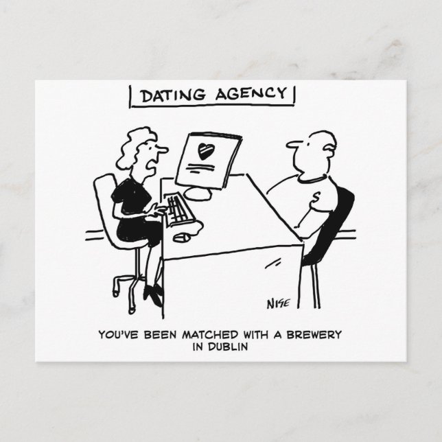 Postale Agence de rencontres - Jumelé avec une carte posta (Devant)